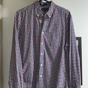 J Crew Blue and Purple checkered shirts